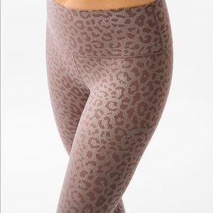 Zyia Lilac Leopard Supreme Hi-Rise 7/8 24" size 4